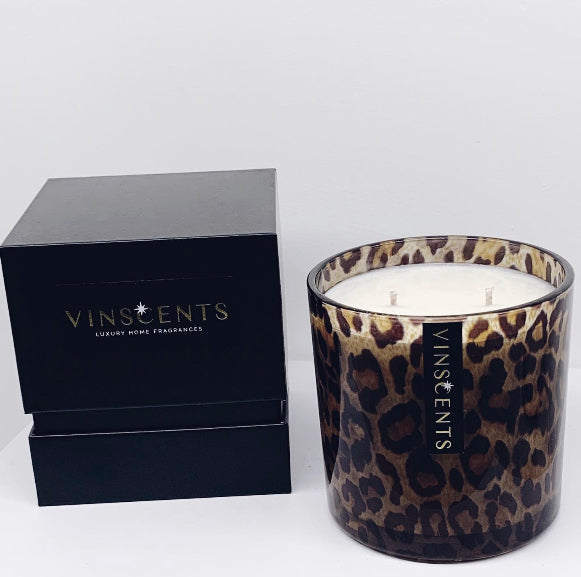 Vogue Classic Candle Leopard