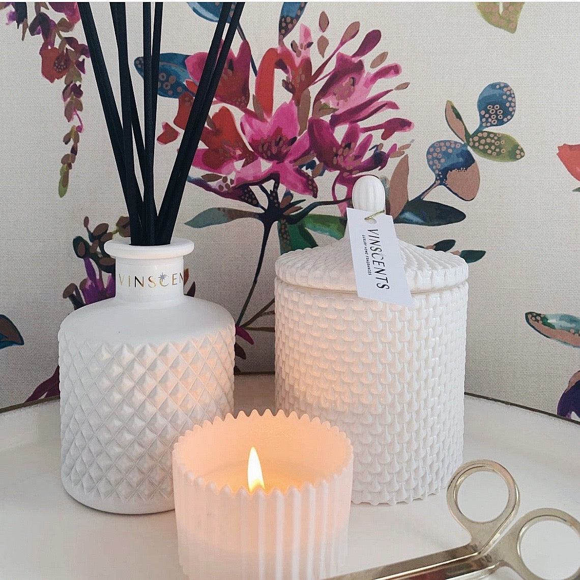 Bohemian Reed Diffuser White