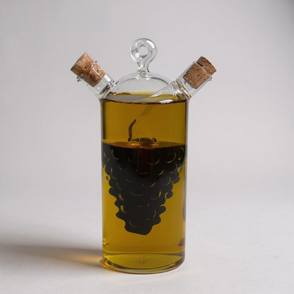 Glass Olive Oil and Balsamic Vinegar Bottle